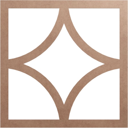 Ekena Millwork Statesman Wood Fretwork Pierced Ceiling Medallion, Wood (Paint Grade), 38"OD x 24 1/4"ID x 3/8"T CMWP38X38X0375STMF